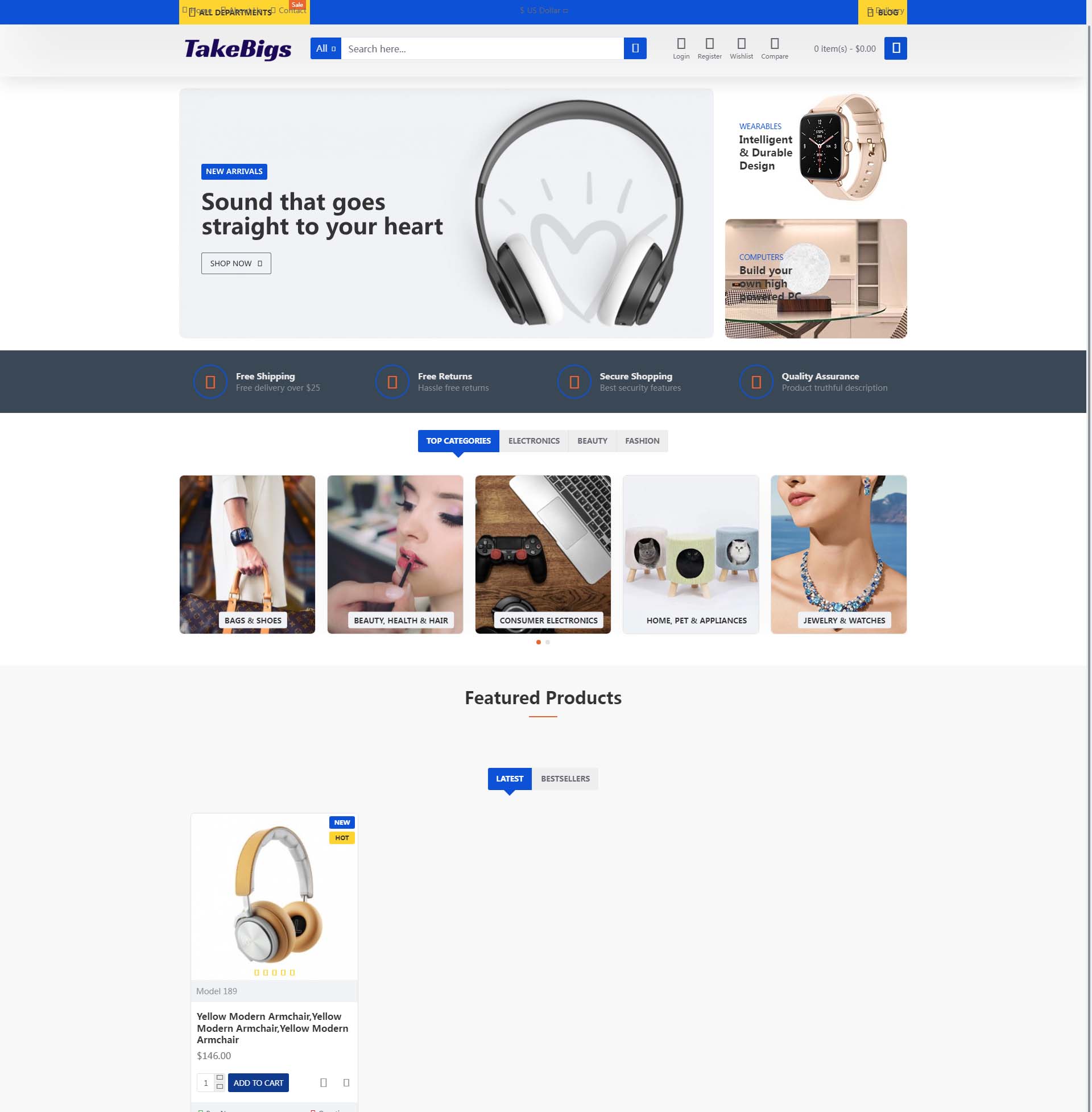 跨境数码电子电商独立站